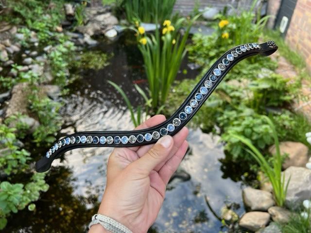 Frontriem Classic High End crystals XL lak - Afbeelding 10