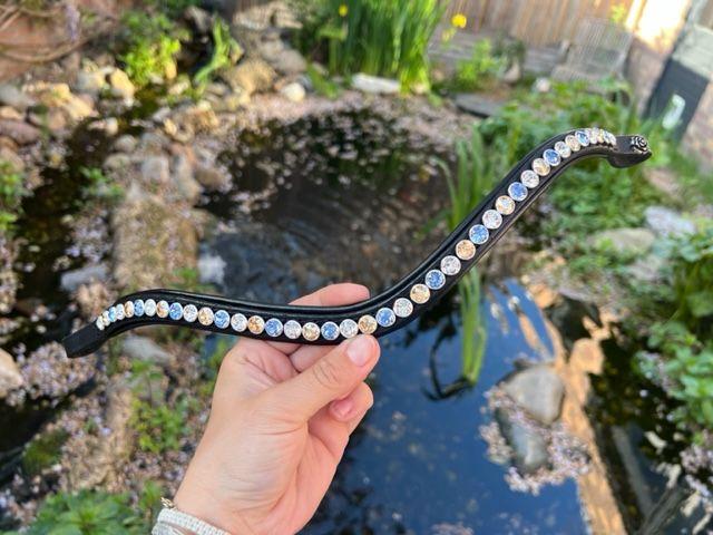 Frontriem Classic High End crystals XL lak - Afbeelding 16