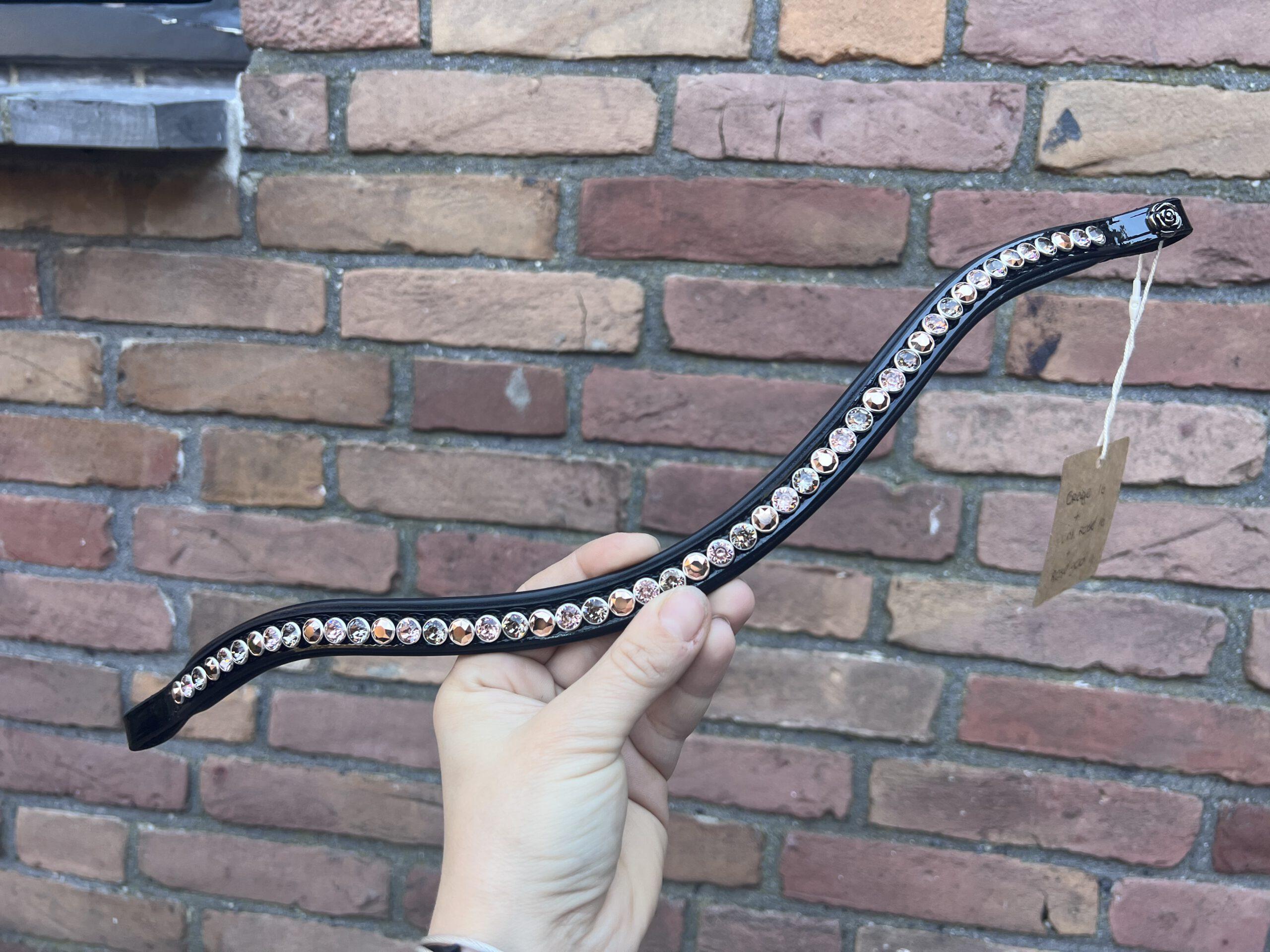 Frontriem Classic High End crystals L - Afbeelding 8