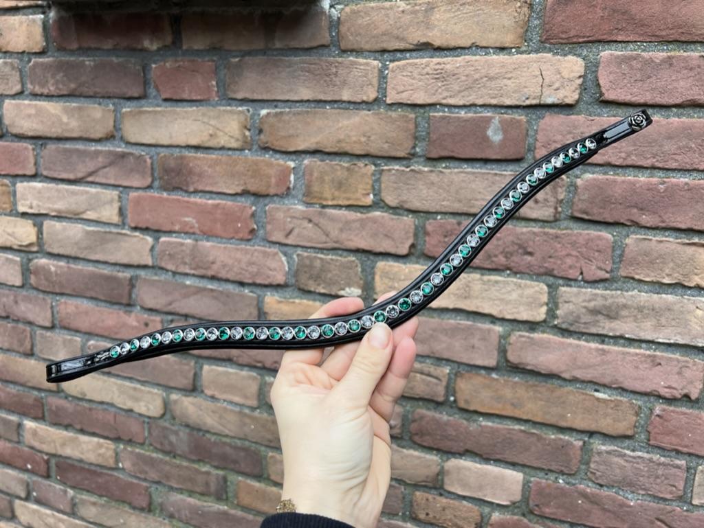 Frontriem Classic High End crystals L - Afbeelding 13