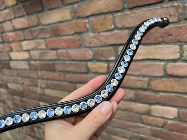 Frontriem Classic High End crystals XL - Afbeelding 2