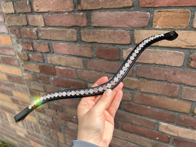 Frontriem Classic High End crystals XL lak - Afbeelding 7