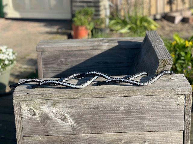 Frontriem Classic High End crystals XL lak - Afbeelding 17