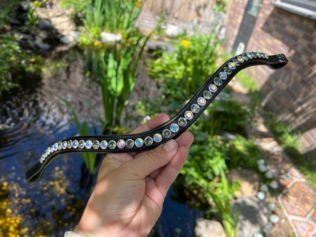 Frontriem Classic High End crystals XL lak - Afbeelding 18