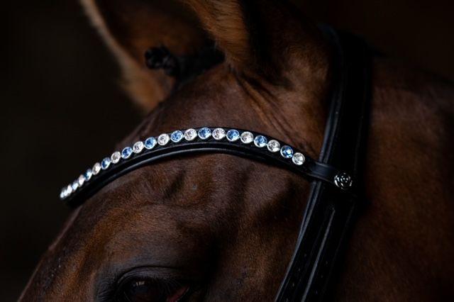 Frontriem Classic High End crystals XL lak - Afbeelding 6