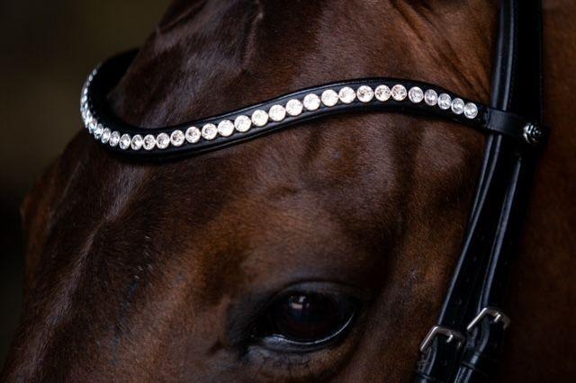 Frontriem Classic High End crystals L - Afbeelding 20