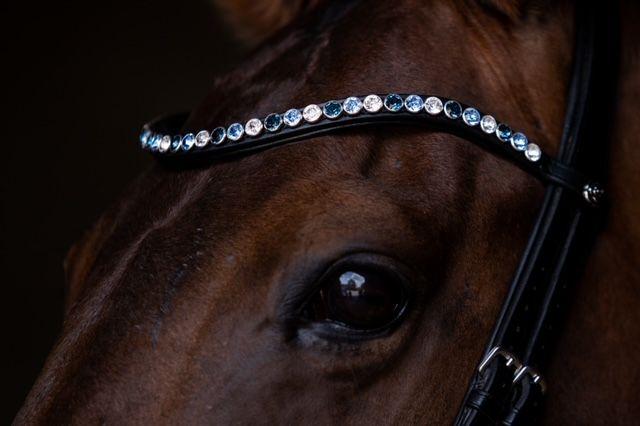 Frontriem Classic High End crystals XL lak - Afbeelding 11