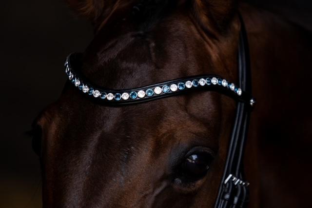 Frontriem Classic High End crystals XL lak - Afbeelding 15