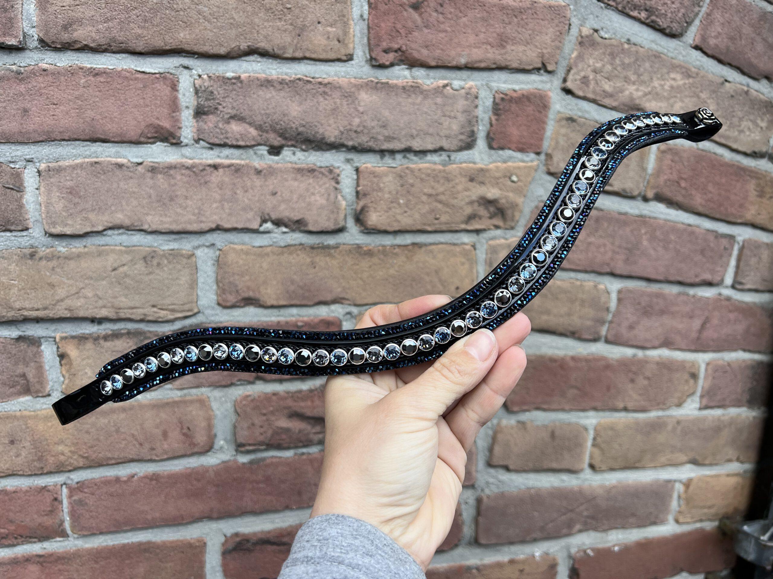 **NIEUWE KLEUREN ROCKS** Frontriem Classic CrystalRock High End