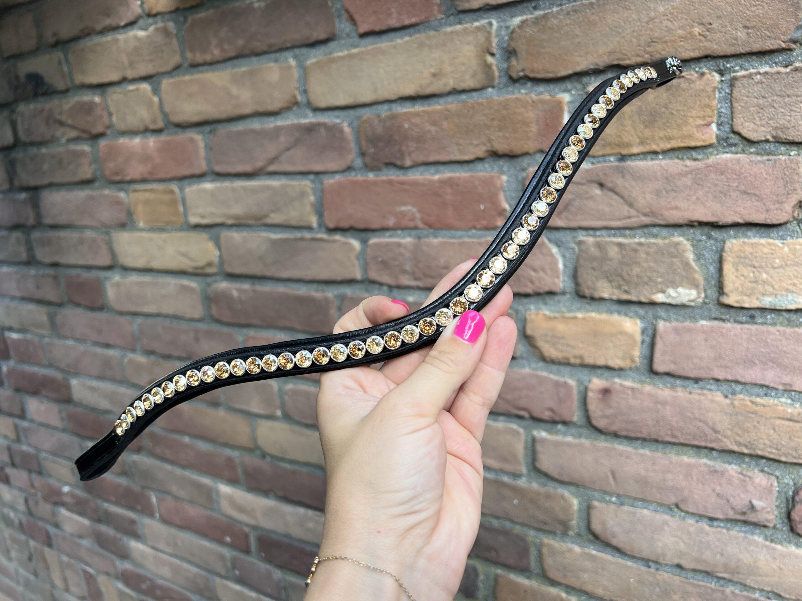 Frontriem Classic High End crystals L - Afbeelding 14