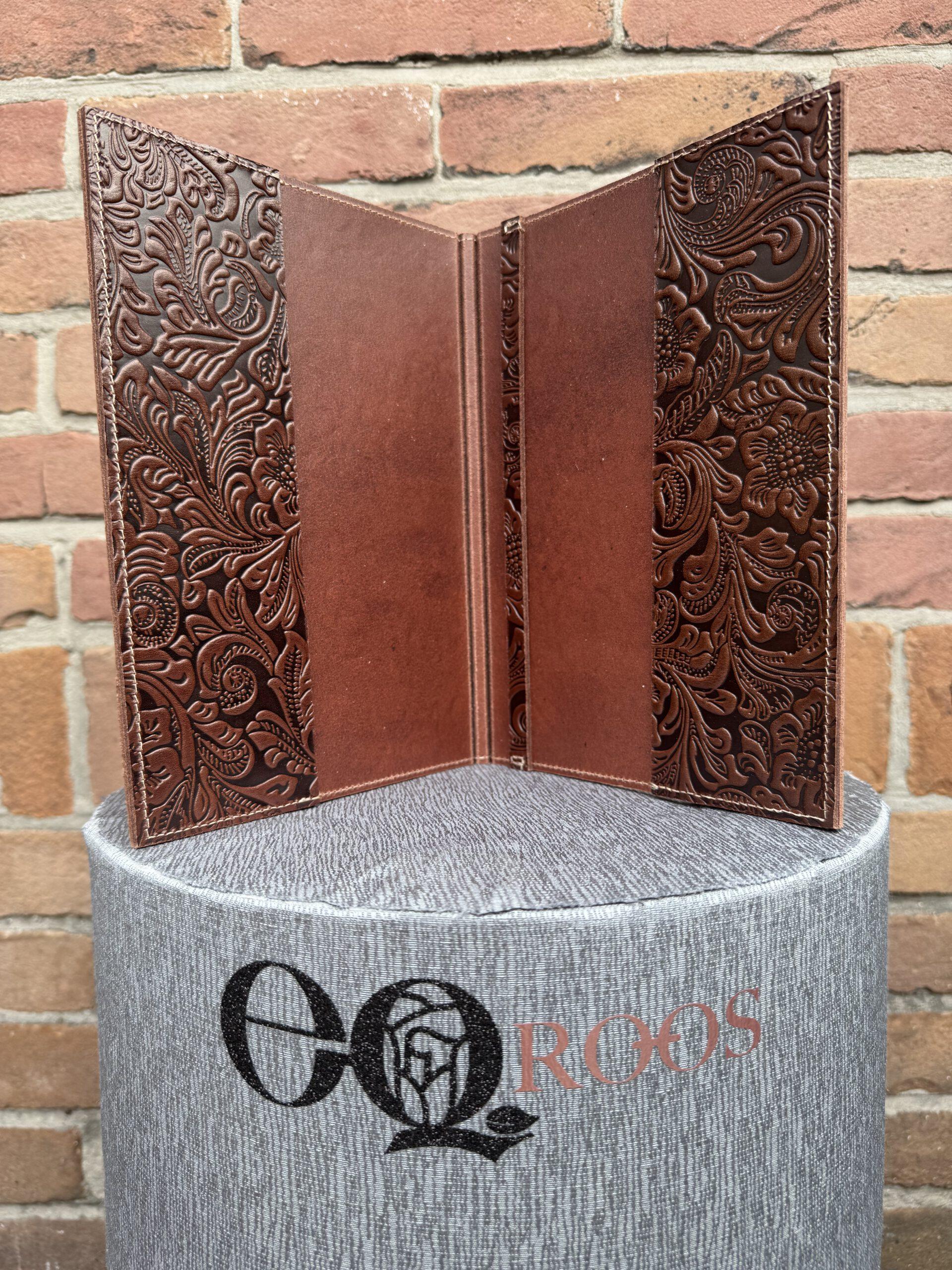 Lederen paspoort hoes paard Royal - Afbeelding 2