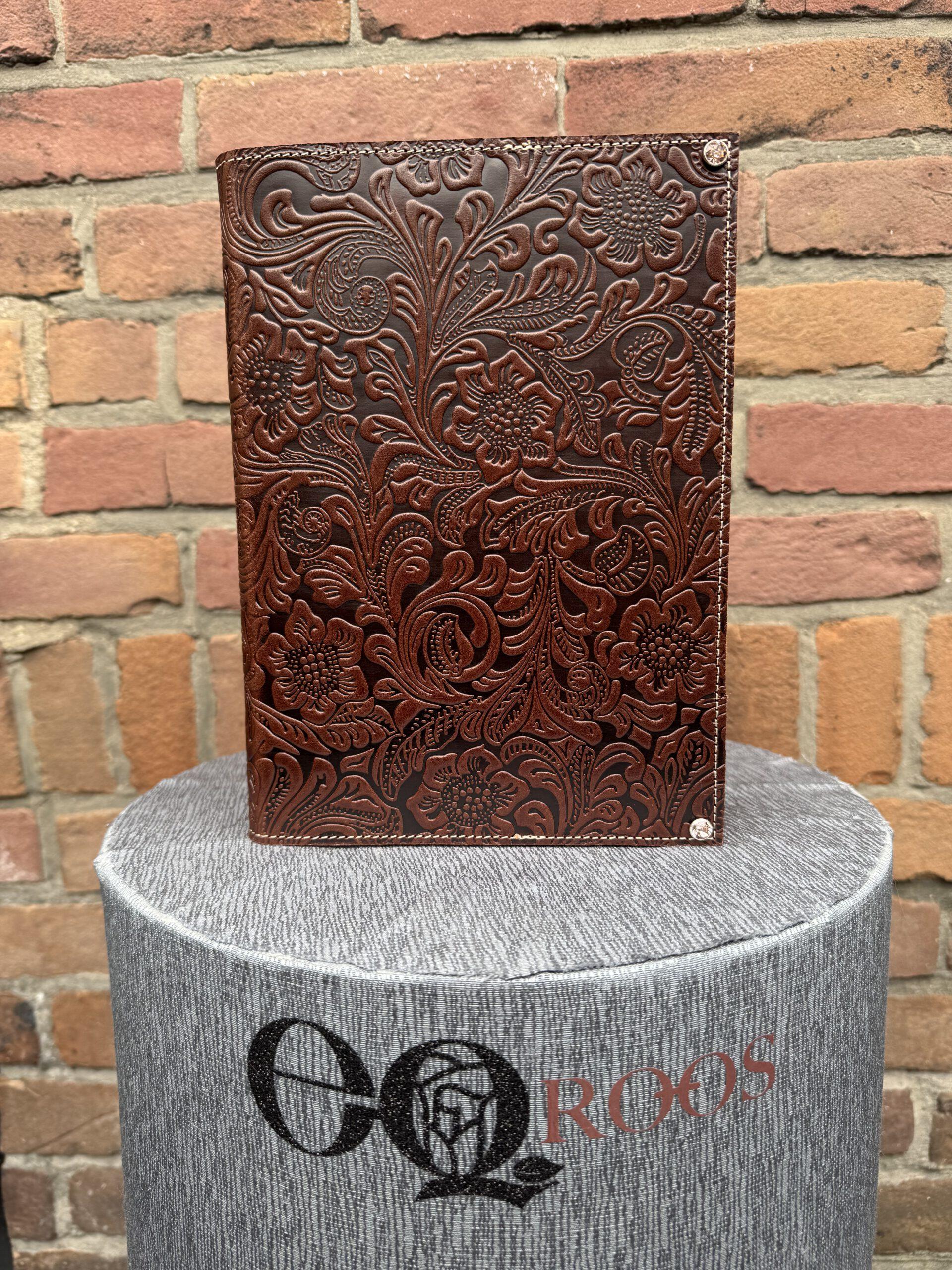 Lederen paspoort hoes paard Royal